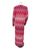 Furstenberg 54305276BM Cherry Chevron Print Pull On Modal Nightgown Myselflingerie.com