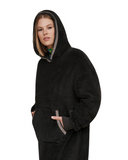 UGG 1158532 Black UGGfluff Oversized Hoodie Lounger Myelflingerie.com