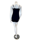 Oh! Zuza 4143 Navy Swirl Lace Trim Modal Cami & Shorts Pajamas Set Myselflingerie.com