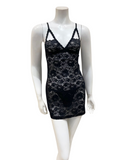 Cosabella NEVER9501 Black Naughtie Chemise & G String Set Myselflingerie.com