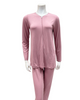 Iora Lingerie 24518 Dusty Rose Lace V Neck Modal Pajamas Set Myselflingerie.com