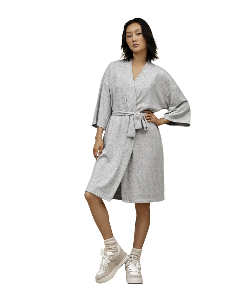 UGG 1168475 Grey Heather Monrose Robe Myselflingerie.com