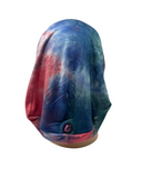 C. Bird CB90 Blue, Green & Orange Tie Dye Cotton Beanie Snood Myselflingerie.com