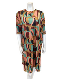 Jackie O' SWMDRS-GEO Geometric Swim Cover Up Dress Myselflingerie.com