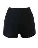 Pour Moi 36057 Black Space High Waisted Swim Shorts Myselflingerie.com