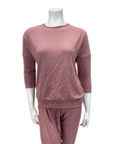 Oh! Zuza OZ214PJM Antique Rose Ribbed Modal Pajamas Set Myselflingerie.com