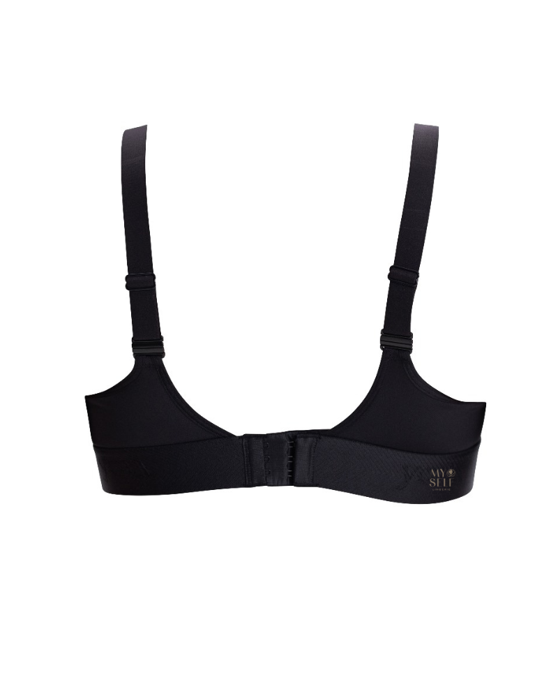 You 100-905 Black Energy Wire Free Sports Bra Myselflingerie.com