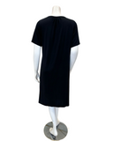 Mon Loungewear CBSSN Black Button Down Short Sleeve Modal Nightshirt Myselflingerie.com