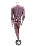 Oh! Zuza OZ214 Classic Rose Heather Modal Pajamas Set Myselflingerie.com