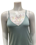 Oh! Zuza 4427 Sage Lace Modal Cami & Shorts Set Myselflingerie.com