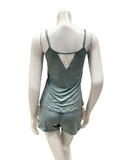 Oh! Zuza 4427 Sage Lace Modal Cami & Shorts Set Myselflingerie.com