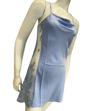 Rya Collection 207 + 197 Cornflower Darling Lace Chemise & Wrap Set Myselflingerie.com