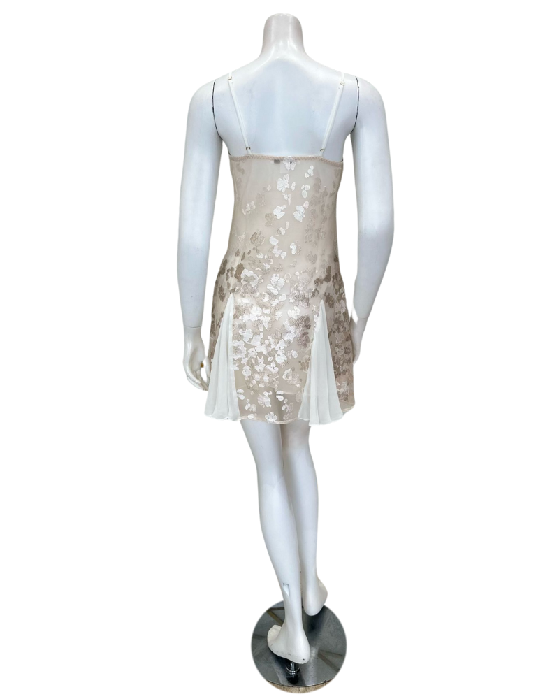 Rya Collection 969 + 974 Ivory Vija Chemise & Wrap Set Myselflingerie.com