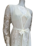 Rya Collection 969 + 974 Ivory Vija Chemise & Wrap Set Myselflingerie.com