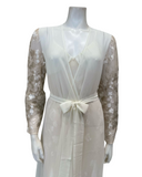 Rya Collection 939 + 975 Ivory Vija Gown & Robe Set Myselflingerie.com