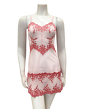 Wacoal 814191 Ballet Slipper/Chateau Rose Embrace Lace Chemise Myselflingerie.com