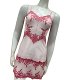 Wacoal 814191 Ballet Slipper/Chateau Rose Embrace Lace Chemise Myselflingerie.com