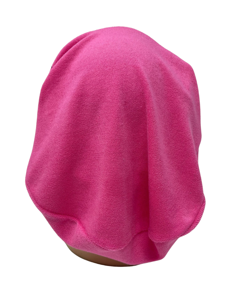 Triple Up SS605 #604 Hot Pink Terry Sleeping Snood Myselflingerie.com