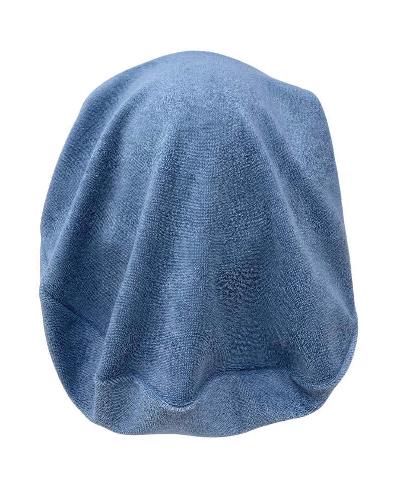 Triple Up SS613 Denim Blue Terry Sleeping Snood Myselflingerie.com