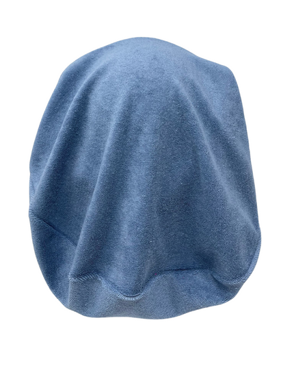 Triple Up SS613 Denim Blue Terry Sleeping Snood Myselflingerie.com