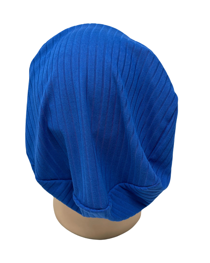 Triple Up SS799 Royal Blue Ribbed Sleeping Snood Myselflingerie.com 