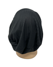 Triple Up SS593 Black Ribbed Sleeping Snood Myselflingerie.com