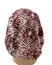 Triple Up SS980 Burgundy/White Print Sleeping Snood Myselflingerie.com