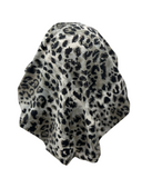 Triple Up BUL935 Taupe Leopard Metallic Unlined Pre-Tied Bandanna Myselflingerie.com