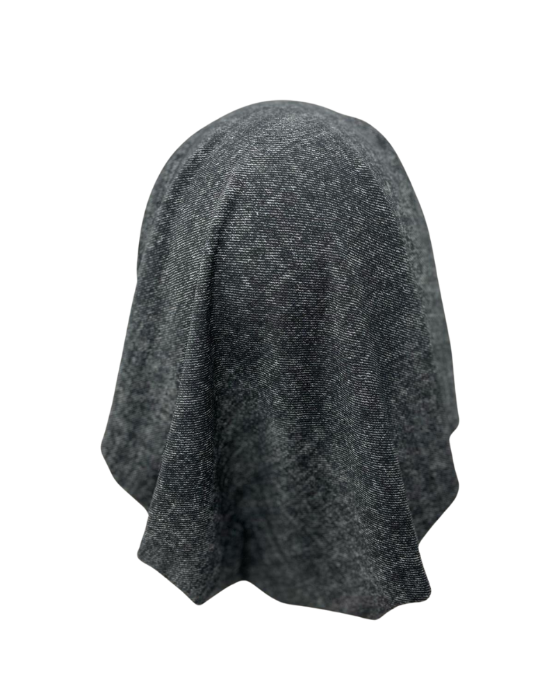 Triple Up BUL332 Black Denim Unlined Pre-Tied Bandanna myselflingerie.com