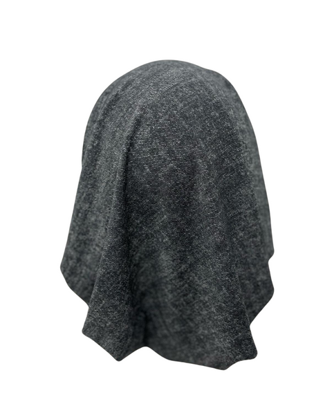 Triple Up BUL332 Black Denim Unlined Pre-Tied Bandanna myselflingerie.com
