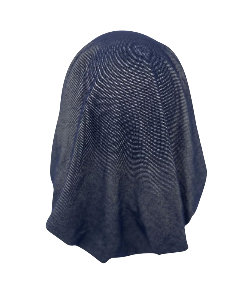 Triple Up BUL442 Blue Denim Unlined Pre-Tied Bandanna myselflingerie.com