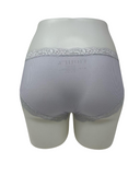 Fleur't 600 Silver Lake Rib Iconic Modal Lace Trim Boyshort Myselflingerie.com