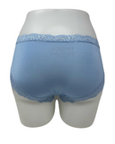 Fleur't 600 Bluebell Iconic Modal Lace Trim Boyshort Myselflingerie.com