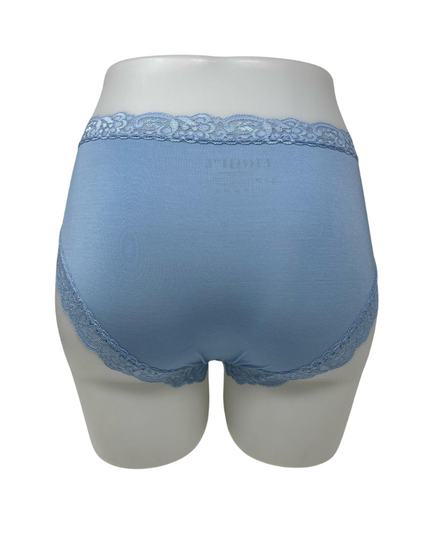 Fleur't 602 Bluebell Iconic Modal Lace Hi Waisted Brief Myselflingerie.com