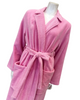 Feraud Paris 3887103 Paradise Pink Plush Long Terry Wrap Bath Robe Myselflingerie.com
