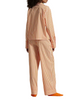 Polo by Ralph Lauren 4P8004-R2611 Tangerine Shirting Stripes Long Sleeves Pajamas Set Myselflingerie.com