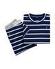 Polo by Ralph Lauren 4P8029-R2952 Sailing Stripes Club Terry Short Sleeve Shorts Pajamas Set Myselflingerie.com