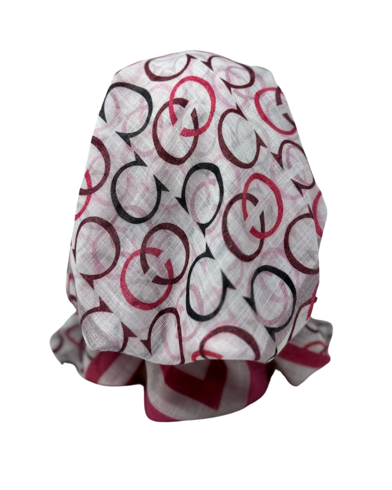 It's Younique PP-CO-PNK Coach Inspired Pink Shimmer Pre-Tied Bandanna with Velvet Grip Myselflingerie.com