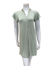 Fleurt 638 Fern Fluttered Sleeve Modal Nightshirt Myselflingerie.com