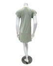 Fleurt 638 Fern Fluttered Sleeve Modal Nightshirt Myselflingerie.com