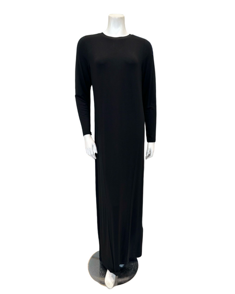 ORD Black with Denim Stripe Pull On Modal Teen Nightgown Myselflingerie.com