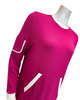 Velvet AN760PK Hot Pink Modal Pull On Nightgown with Kangaroo Pocket Myselflingerie.com
