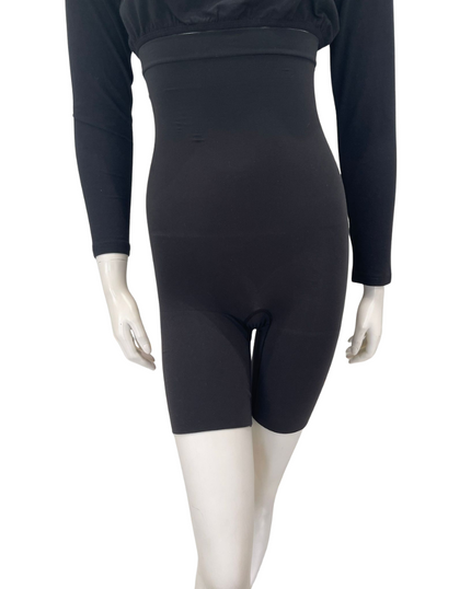 Spanx 10398R Black SPANXsculpt Seamless High Waist Mid Thigh Shaper Myselflingerie.com
