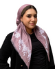 TYED Mauve Floral Adjustable Pre-tied Bandanna with Velvet Grip Myselflingerie.com