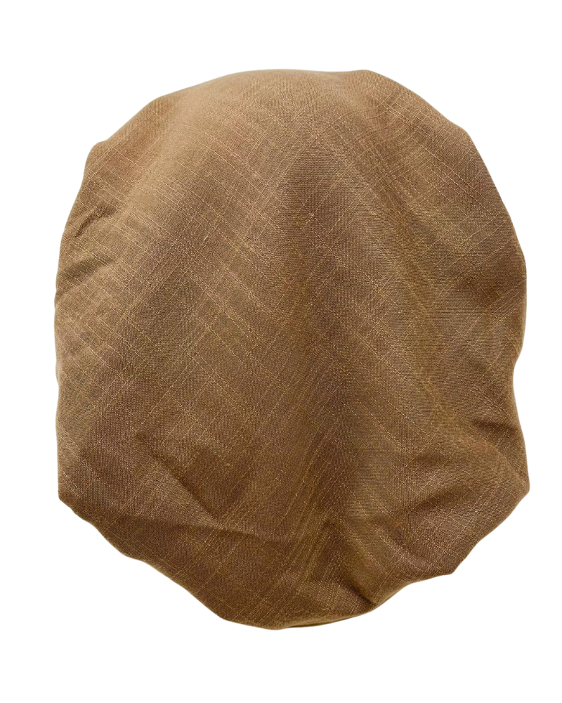 Lizi Headwear IBC-BX-2515 Taupe Solid Adjustable Pre-Tied Bandanna with Velvet Grip Myselflingerie.com
