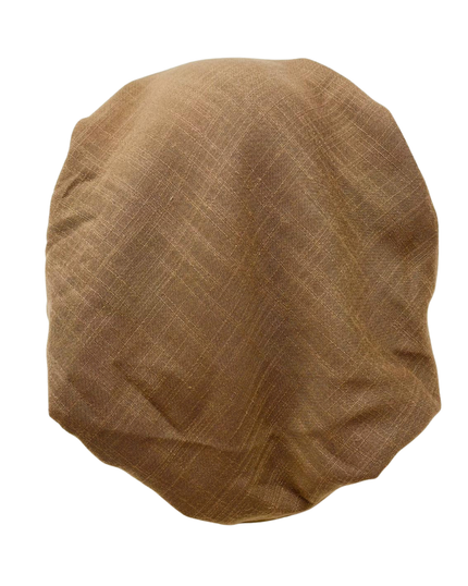 Lizi Headwear IBC-BX-2515 Taupe Solid Adjustable Pre-Tied Bandanna with Velvet Grip Myselflingerie.com