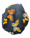 Lizi Headwear DST-C-BX-2518 Golden Wing Butterfly Silk Prints Adjustable Pre-Tied Bandanna with Velvet Grip Myselflingerie.com