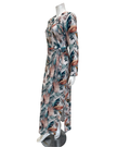 Oh! Zuza 4530 Floral Ribbed Modal Morning Robe Myselflingerie.com
