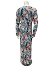 Oh! Zuza 4530 Floral Ribbed Modal Morning Robe Myselflingerie.com