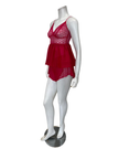 Oh! Zuza 4536 Raspberry Lace Sheer Cami & Shorts Set Myselflingerie.com